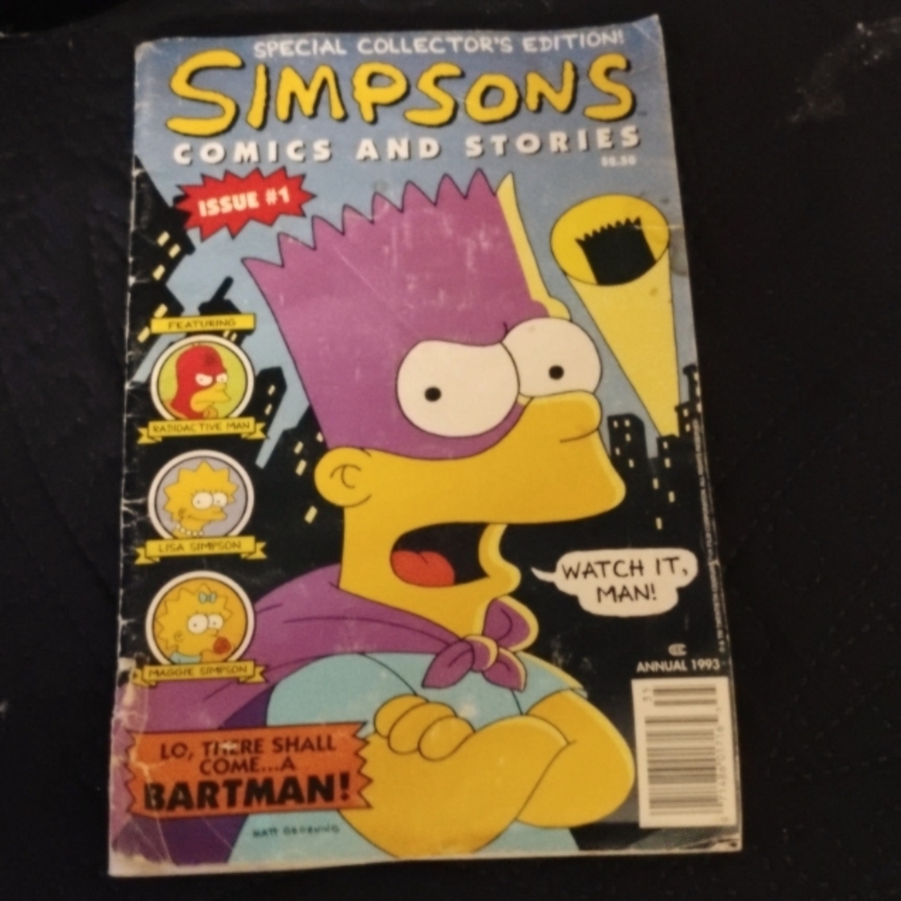 😶‍🌫️Simpson comics and stories special collectors edition 1993 issue #1
